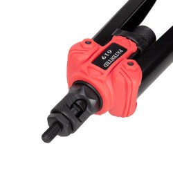 Niittimutteripihdit seosteräksellä ergonomisella kumikahvalla koot M3 M4 M5 M6 M8 M10 M12 ja 70 mutteria