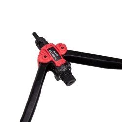 Niittimutteripihdit seosteräksellä ergonomisella kumikahvalla koot M3 M4 M5 M6 M8 M10 M12 ja 70 mutteria