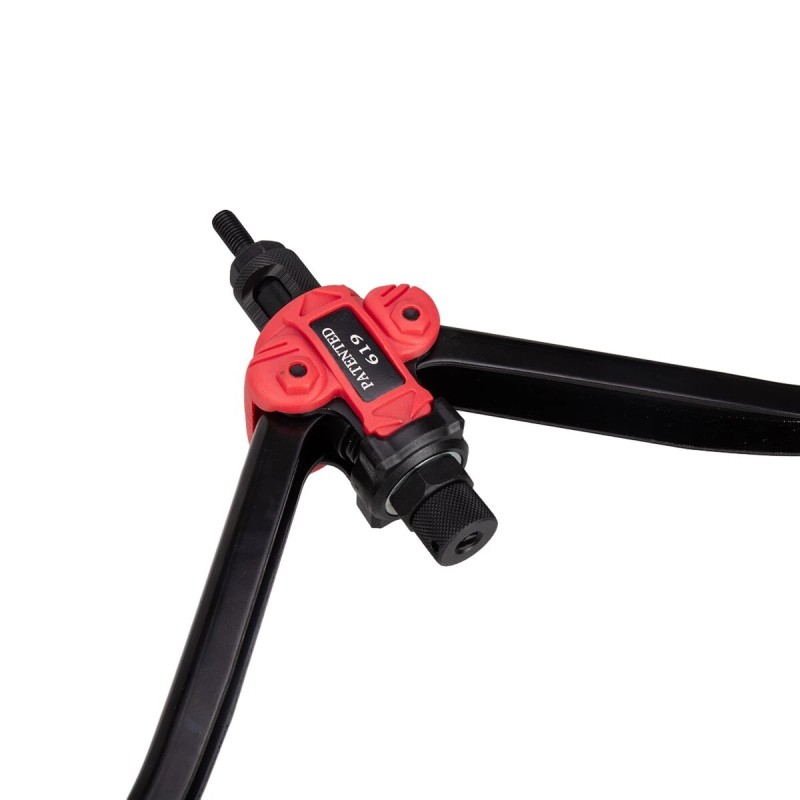 Niittimutteripihdit seosteräksellä ergonomisella kumikahvalla koot M3 M4 M5 M6 M8 M10 M12 ja 70 mutteria