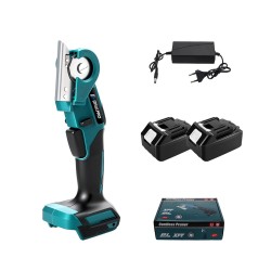 Drillpro sähkösakset 80 wattinen harjamoottori 6 mm leikkaus 2 5 Ah akku