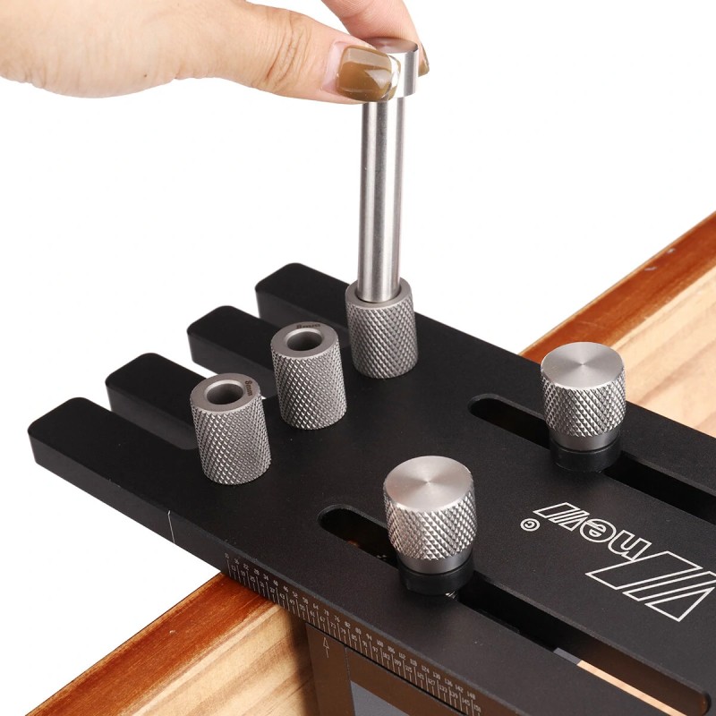 Wnew alumiininen tapitusjigi porausohjain 0,25 mm tarkkuus ruostumaton teräs poranterät