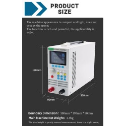 ET5410A+ ohjelmoitava tasavirtainen elektroninen kuorma digitaalisella ohjauksella ja etäohjauksella