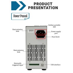 ET5410A+ ohjelmoitava tasavirtainen elektroninen kuorma digitaalisella ohjauksella ja etäohjauksella