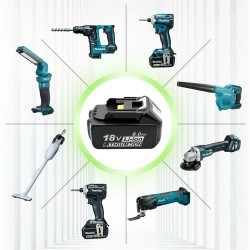 Drillpro 18 V litiumioniakku monikäyttöinen kapasiteettivaihtoehdoilla 3,0/4,0/5,0/6,0 Ah yhteensopiva MAK-malleihin