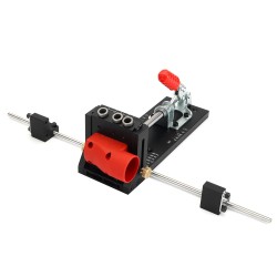 ENJOYWOOD XK4 PRO MAX säädettävä alumiiniseos taskureikäjigi puuntyöstöporan ohjain vakauttava pysäytin