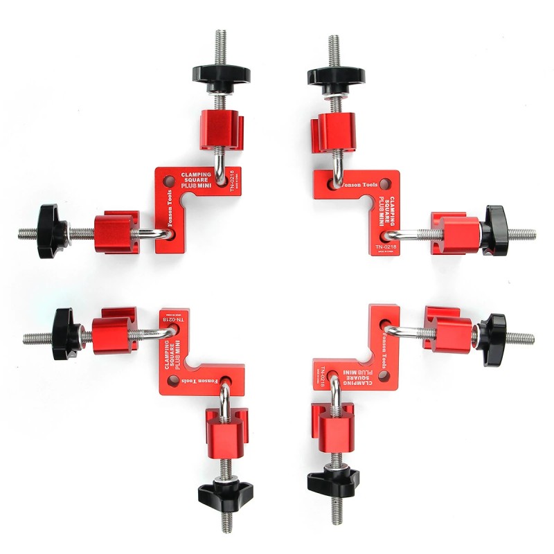 ENJOYWOOD 4-osainen 90 asteen puuntyöstö kulmapuristimet setti