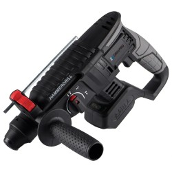 Akkukäyttöinen 18 V poravasara 6500 rpm 4800 iskua/min SDS-kiinnike nelitoiminen purkuun ja poraukseen