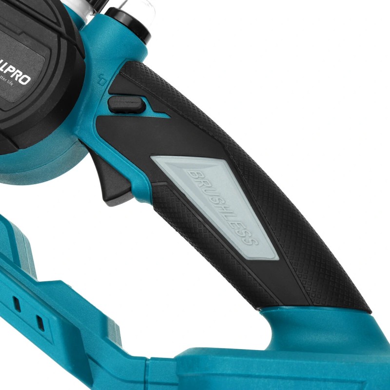 Drillpro 6-tuumainen harjaton moottorisaha 3000W sisältää akut yhteensopiva 18V-akkujen kanssa