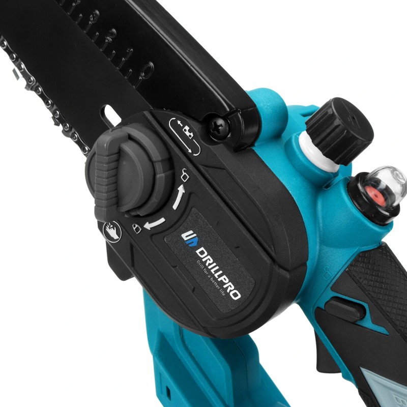 Drillpro 6-tuumainen harjaton moottorisaha 3000W sisältää akut yhteensopiva 18V-akkujen kanssa