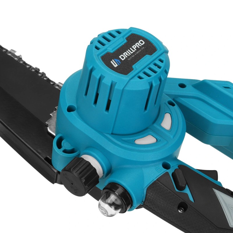 Drillpro 6-tuumainen harjaton moottorisaha 3000W sisältää akut yhteensopiva 18V-akkujen kanssa