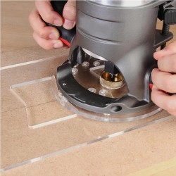 Messinkinen 11-osainen jyrsinholkkisarja Porter-yhteensopiva tarkka kestävä säilytyslaukulla