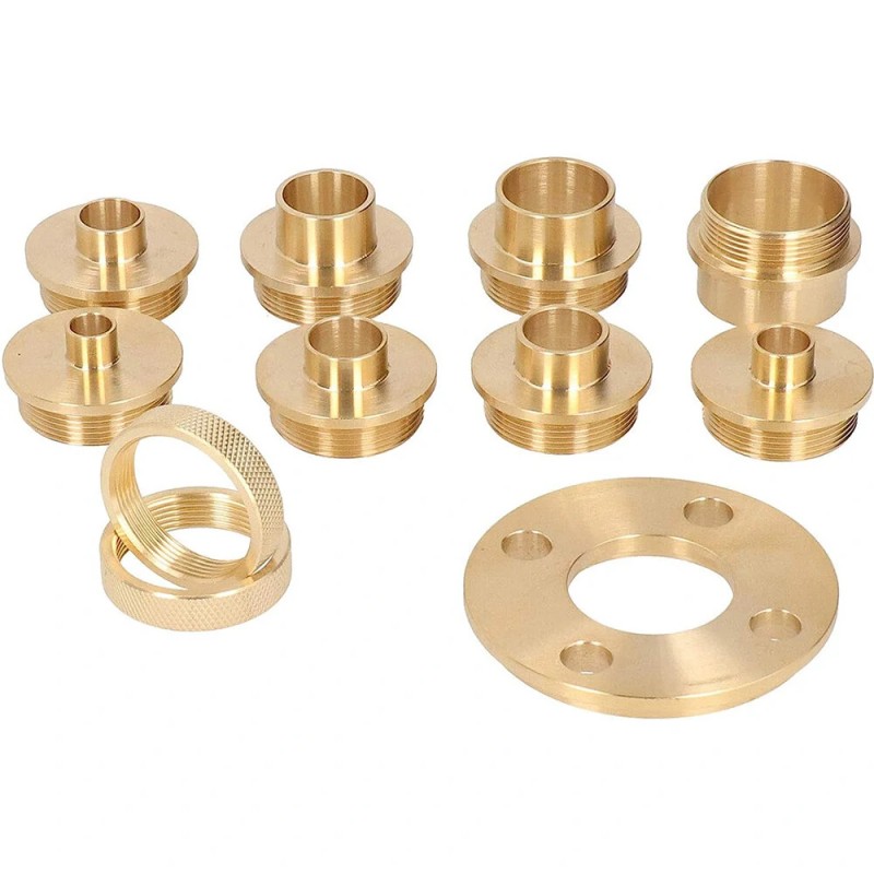 Messinkinen 11-osainen jyrsinholkkisarja Porter-yhteensopiva tarkka kestävä säilytyslaukulla