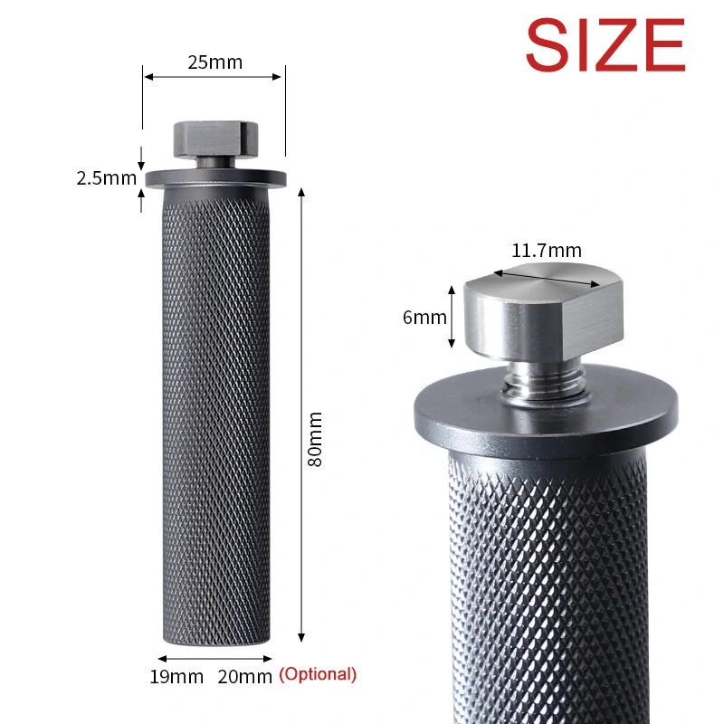 Puuntyöstöpöydän rajoitin 19 ja 20 millimetrin koiranreikään anodisoitu alumiini ohjauskisko puristin