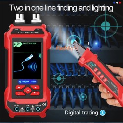 AV TOOLTOP ET638 kaapelitesteri ja yleismittari 3,2 tuuman värinäytöllä ladattavalla akulla