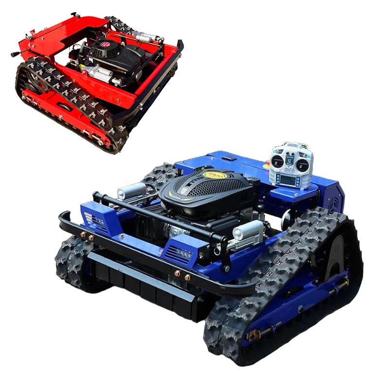EU RV225 etäohjattava robottiruohonleikkuri 600 metrin kantama 9 hv n moottori säädettävä leikkuukorkeus 10 150 mm