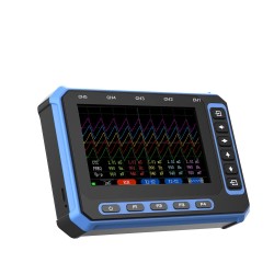 AV TOOLTOP OS 5C viiden kanavan oskilloskooppi yhden megahertsin kaistanleveys kolmen megahertsin näytteenotto USB C kannettava