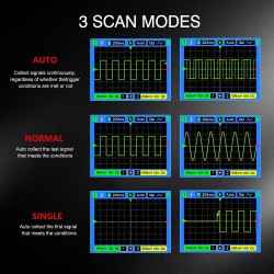 AV Tooltop ET120M ET120MC2 kannettava digitaalinen oskilloskooppi 120MHz 500MSa/s 2-kanavainen TFT-näytöllä