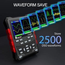 AV Tooltop ET120M ET120MC2 kannettava digitaalinen oskilloskooppi 120MHz 500MSa/s 2-kanavainen TFT-näytöllä