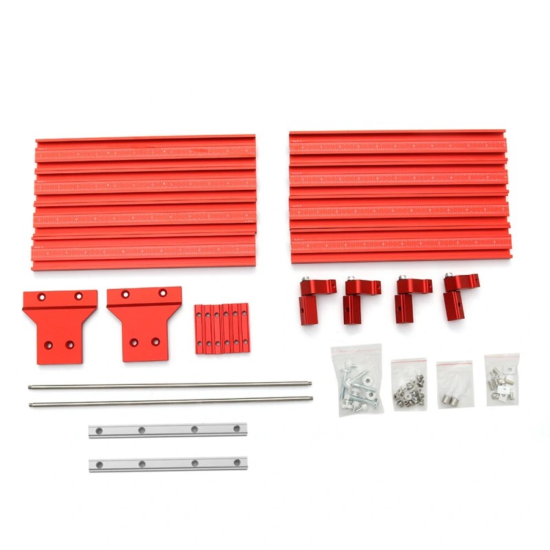 ENJOYWOOD parannettu alumiininen rinnakkaisohjainjärjestelmä kiskosahalle Makita ja Festool yhteensopiva koukkupäivitys