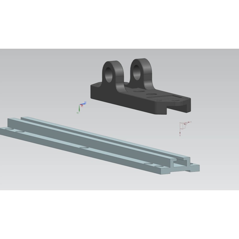 HONGDUI tarkkuustukkiohjaimet pöytäsahaan alumiinirunko uretaanirullat yksisuuntaisilla laakereilla T-kiskokiinnitys