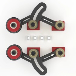 ENJOYWOOD yksisuuntainen rullasyöttöohjain pöytäsahaan jyrsinpöydälle paluuesto alumiini