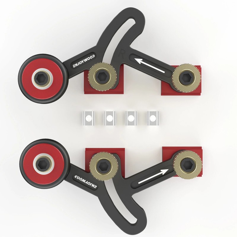 ENJOYWOOD yksisuuntainen rullasyöttöohjain pöytäsahaan jyrsinpöydälle paluuesto alumiini