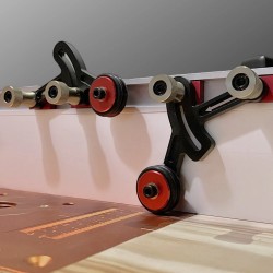 ENJOYWOOD yksisuuntainen rullasyöttöohjain pöytäsahaan jyrsinpöydälle paluuesto alumiini