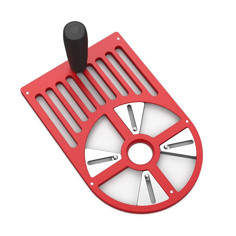 ENJOYWOOD säädettävä leikkausjyrsinpohja liukusäätimellä alumiini 65–132 mm yhteensopiva