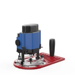 ENJOYWOOD säädettävä leikkausjyrsinpohja liukusäätimellä alumiini 65–132 mm yhteensopiva