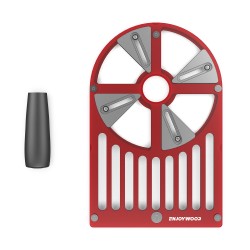 ENJOYWOOD säädettävä leikkausjyrsinpohja liukusäätimellä alumiini 65–132 mm yhteensopiva