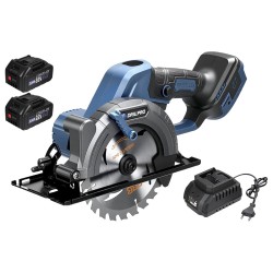 Drillpro harjaton langaton pyörösaha 2200 W 6800 kierrosta minuutissa 51 mm leikkaussyvyys 22 V akulle