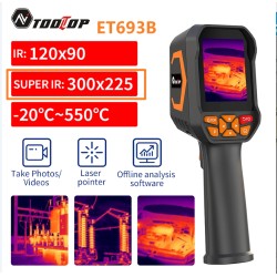 AV TOOLTOP ET693B ET693C lämpökamera 512×384 resoluutio korkean tarkkuuden teolliseen tarkastukseen