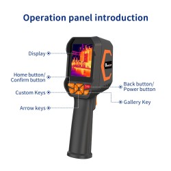 AV TOOLTOP ET693B ET693C lämpökamera 512×384 resoluutio korkean tarkkuuden teolliseen tarkastukseen