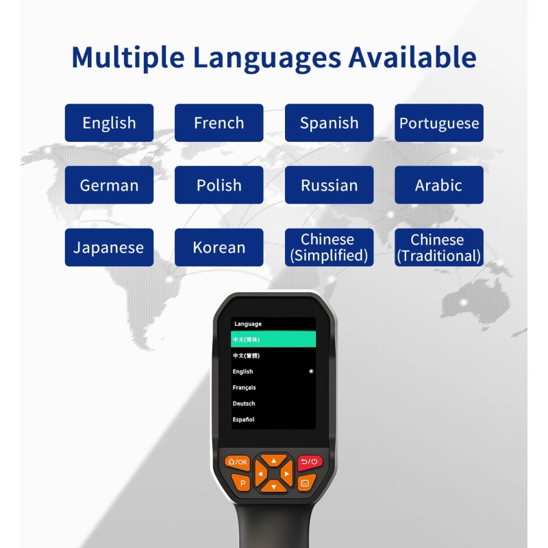 AV TOOLTOP ET693B ET693C lämpökamera 512×384 resoluutio korkean tarkkuuden teolliseen tarkastukseen