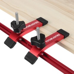 ENJOYWOOD 2 kpl pikakiinnityspuristimet T-kiskoon alumiiniseos t-pultit liukusäätimillä