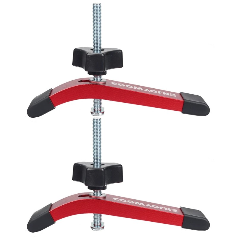 ENJOYWOOD 2 kpl pikakiinnityspuristimet T-kiskoon alumiiniseos t-pultit liukusäätimillä