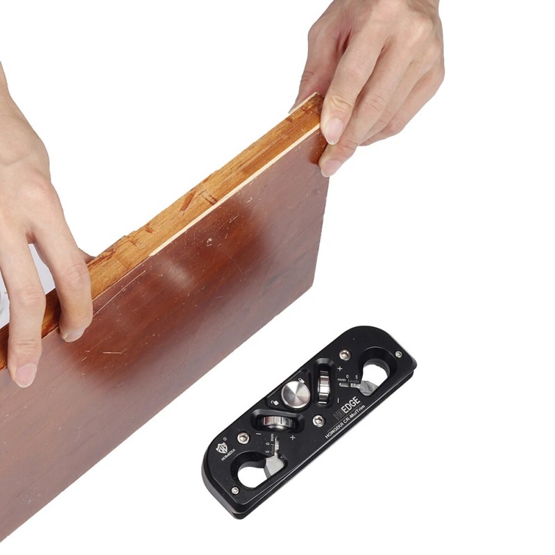 HONGDUI puuntyöstöviistehöylä kovametallikärjillä kaksisuuntainen 45-asteinen käsikäyttöinen reunojen nopea leikkaus