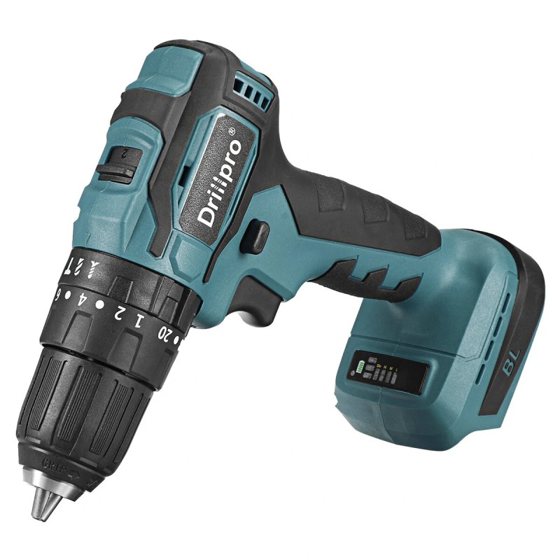 Drillpro akkukäyttöinen harjaton iskuporakone 10-13 mm istukkakoko vain työkalu sopii Makita