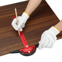 ENJOYWOOD alumiiniseos 300mm T-viivain kulman paikannus lukitus puusepän työkalu