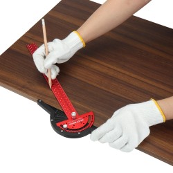 ENJOYWOOD alumiiniseos 300mm T-viivain kulman paikannus lukitus puusepän työkalu