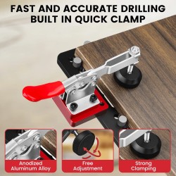 ENJOYWOOD 35 mm saranaporausohjain alumiiniseos saranajigi puristimella kaapin oviin