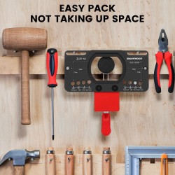 ENJOYWOOD 35 mm saranaporausohjain alumiiniseos saranajigi puristimella kaapin oviin