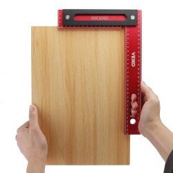 ENJOYWOOD 300x200 mm alumiiniseos tarkka puuntyöstökulma 90° jalustalla