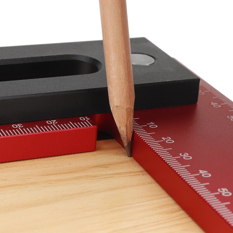 ENJOYWOOD 300x200 mm alumiiniseos tarkka puuntyöstökulma 90° jalustalla