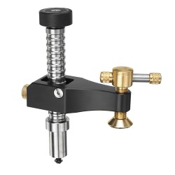 HONGDUI SC-14 puuntyöstöpöydän pintapuristin säädettävä alumiiniseoksesta messinkiosin 19/20 mm reikiin