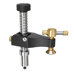 HONGDUI SC-14 puuntyöstöpöydän pintapuristin säädettävä alumiiniseoksesta messinkiosin 19/20 mm reikiin