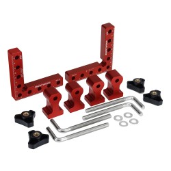 ENJOYWOOD kuusiosainen puuntyöstö 90-asteen L-mallinen suorakulmapuristinsarja anodisoitu alumiini