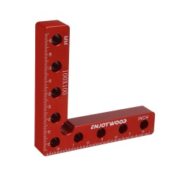 ENJOYWOOD kuusiosainen puuntyöstö 90-asteen L-mallinen suorakulmapuristinsarja anodisoitu alumiini