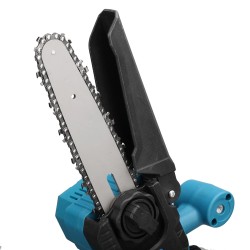 Drillpro akkuinen 6-tuumainen harjaton sähkömoottorisaha 21-volttinen 3,0Ah kevyt kannettava led-valaistuksella