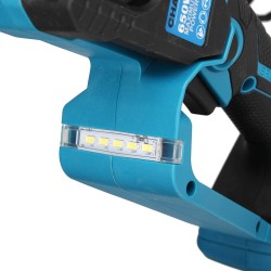 Drillpro akkuinen 6-tuumainen harjaton sähkömoottorisaha 21-volttinen 3,0Ah kevyt kannettava led-valaistuksella